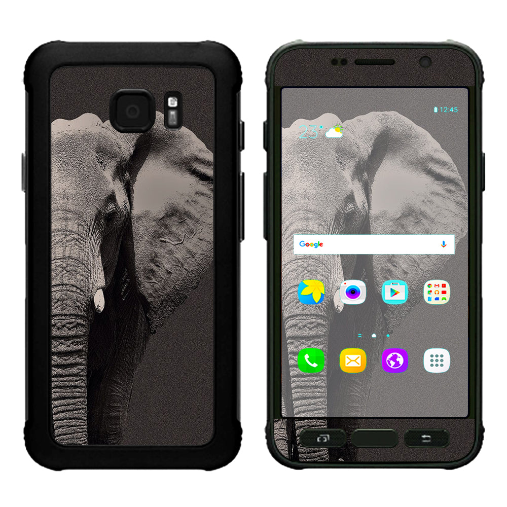  Close Up Of The Elephant Samsung Galaxy S7 Active Skin