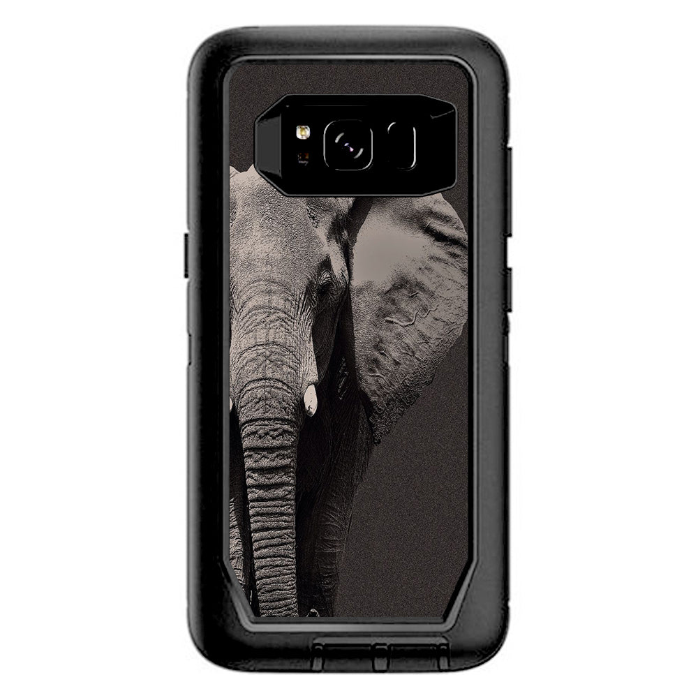  Close Up Of The Elephant Otterbox Defender Samsung Galaxy S8 Skin