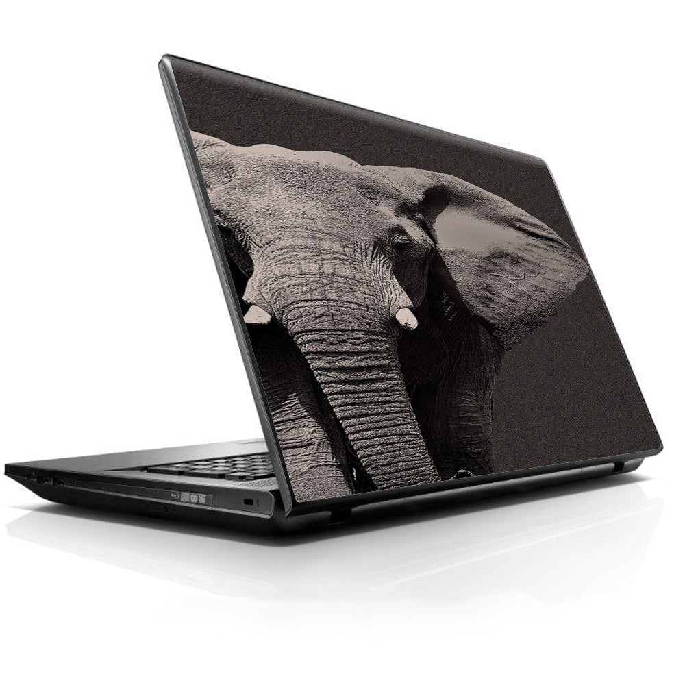  Close Up Of The Elephant Universal 13 to 16 inch wide laptop Skin