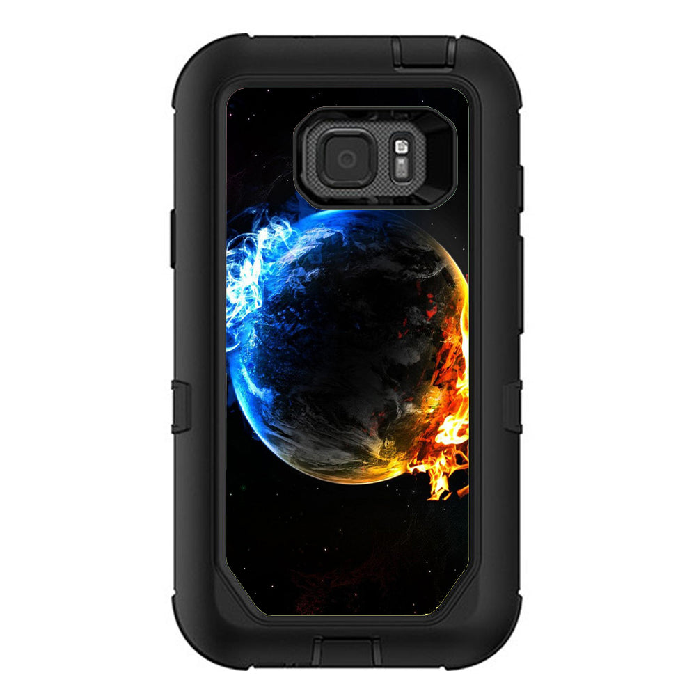  Fire Water Earth Scene Otterbox Defender Samsung Galaxy S7 Active Skin