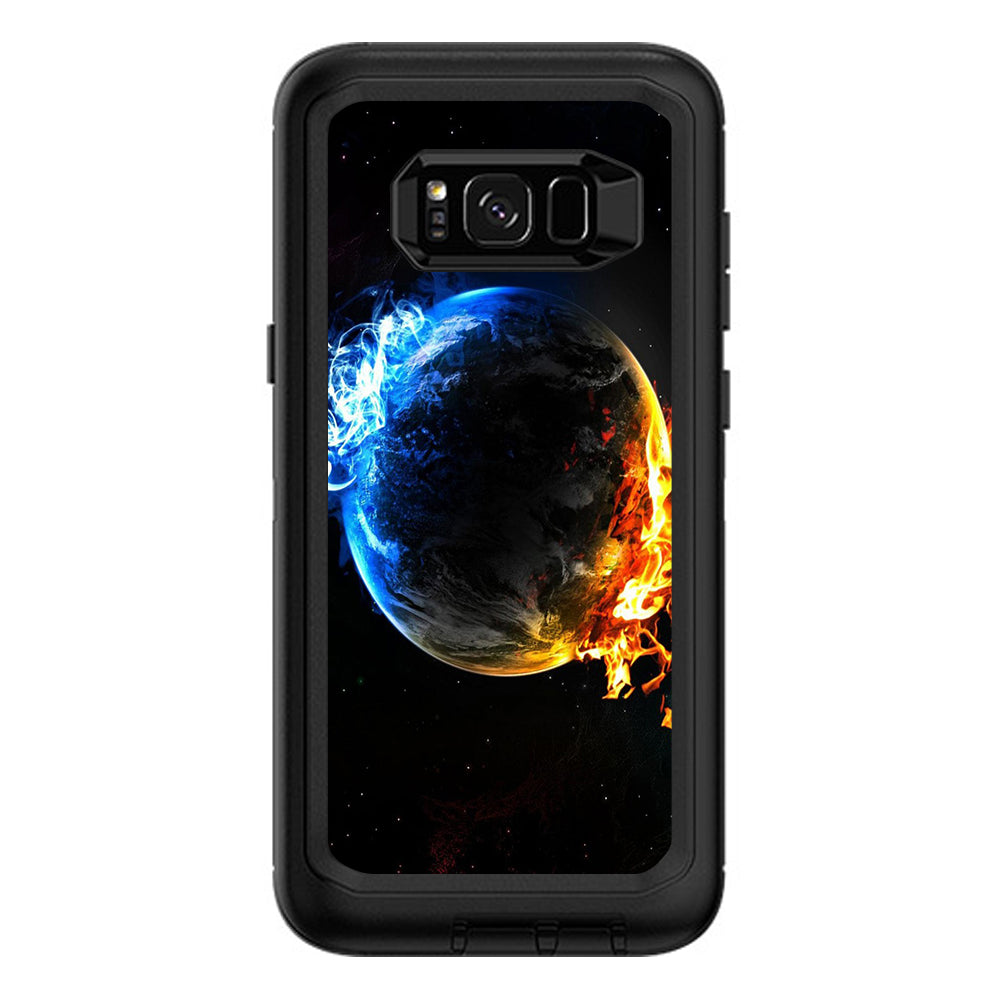  Fire Water Earth Scene Otterbox Defender Samsung Galaxy S8 Plus Skin