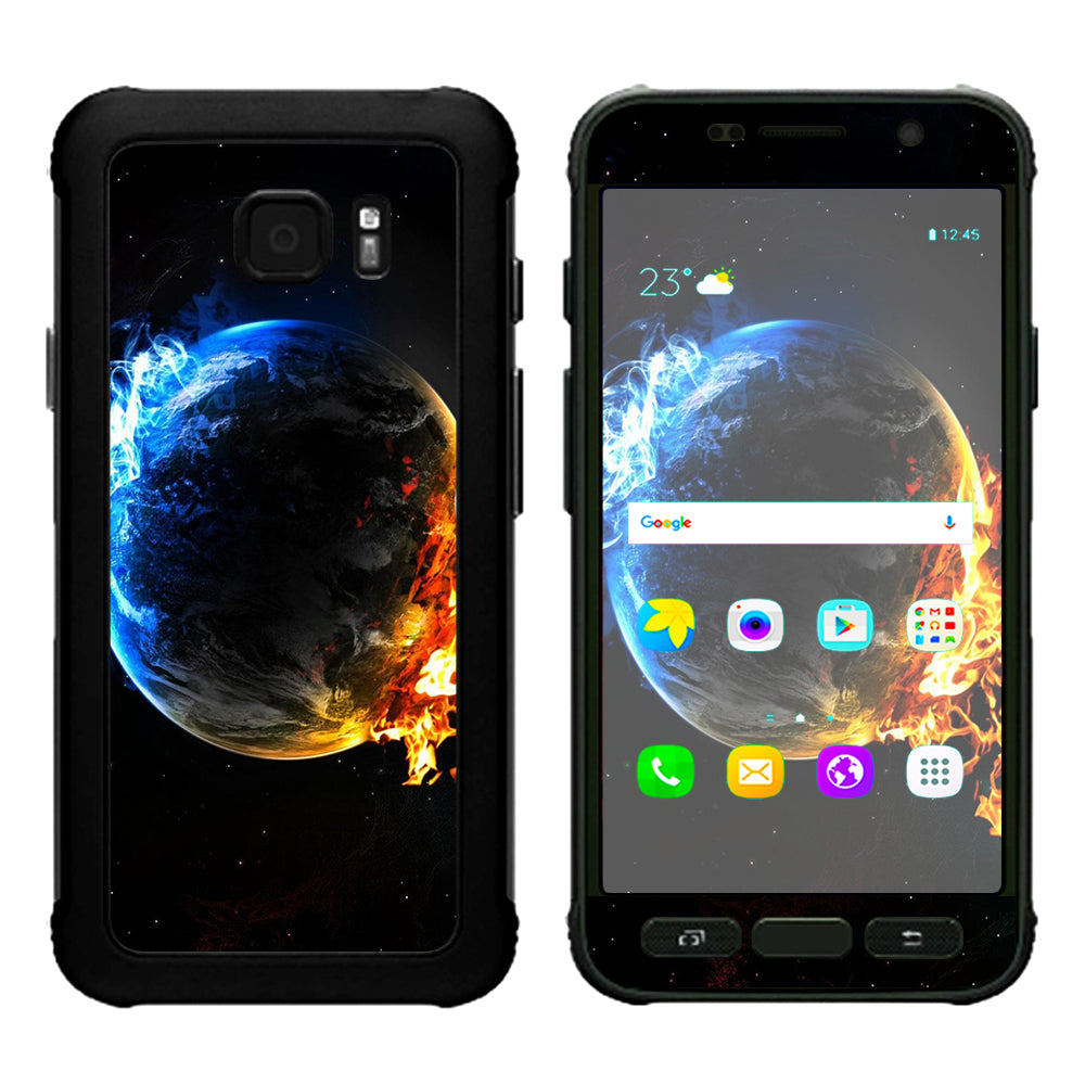  Fire Water Earth Scene Samsung Galaxy S7 Active Skin