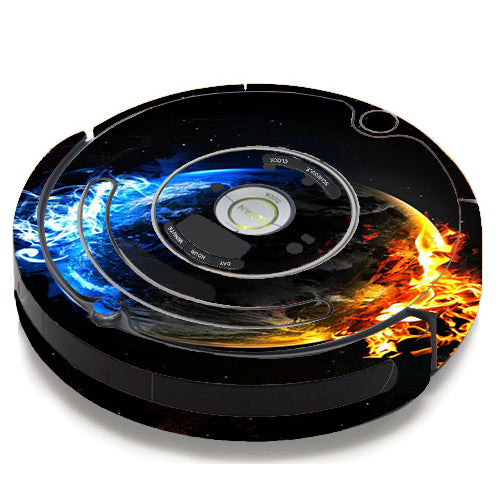  Fire Water Earth Scene iRobot Roomba 650/655 Skin