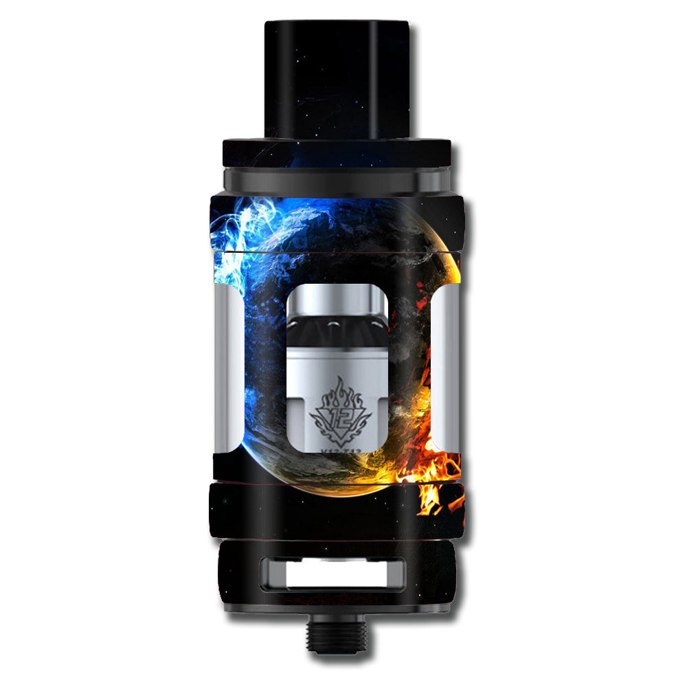  Fire Water Earth Scene Smok TFV12 Tank Skin