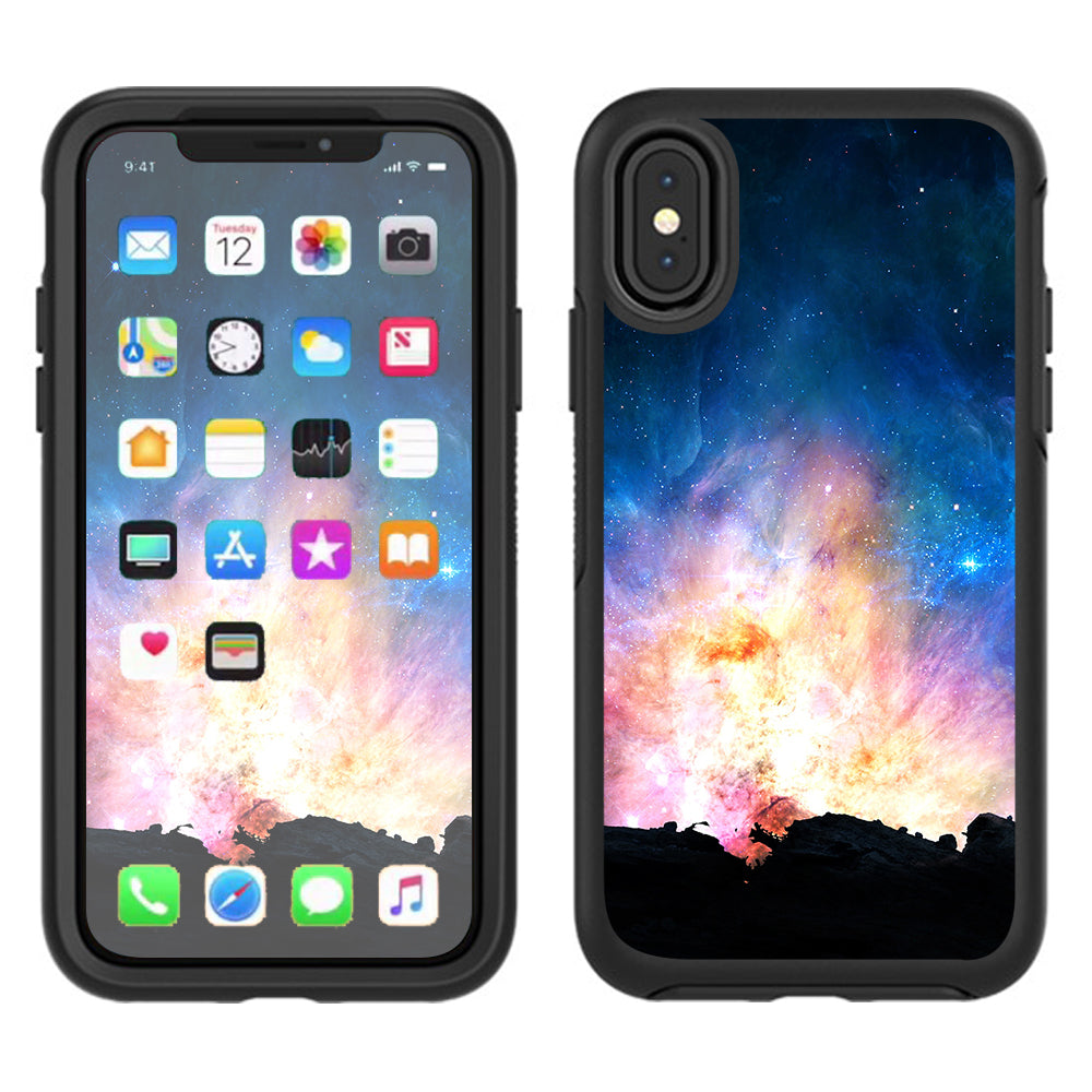  Power Galaxy Space Gas Otterbox Defender Apple iPhone X Skin