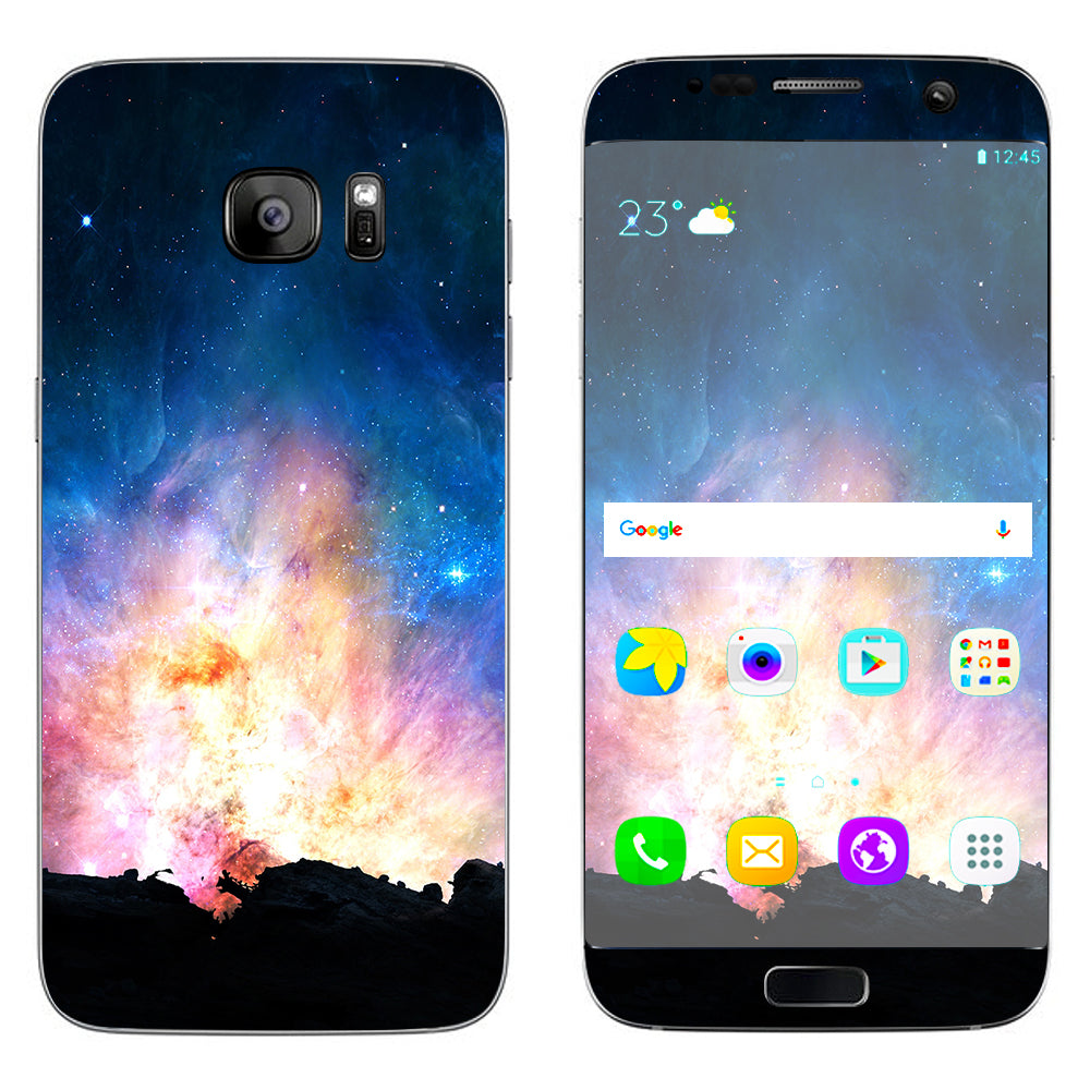  Power Galaxy Space Gas Samsung Galaxy S7 Edge Skin