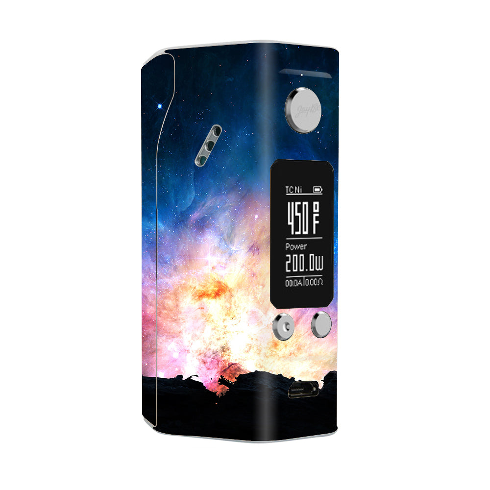  Power Galaxy Space Gas Wismec Reuleaux RX200S Skin