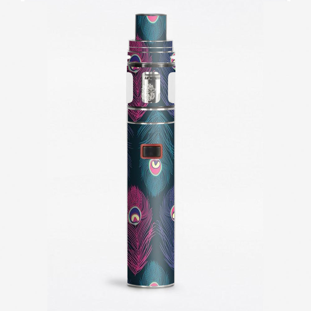  Pink Purple Peacock Feather  Smok Stick X8 Skin