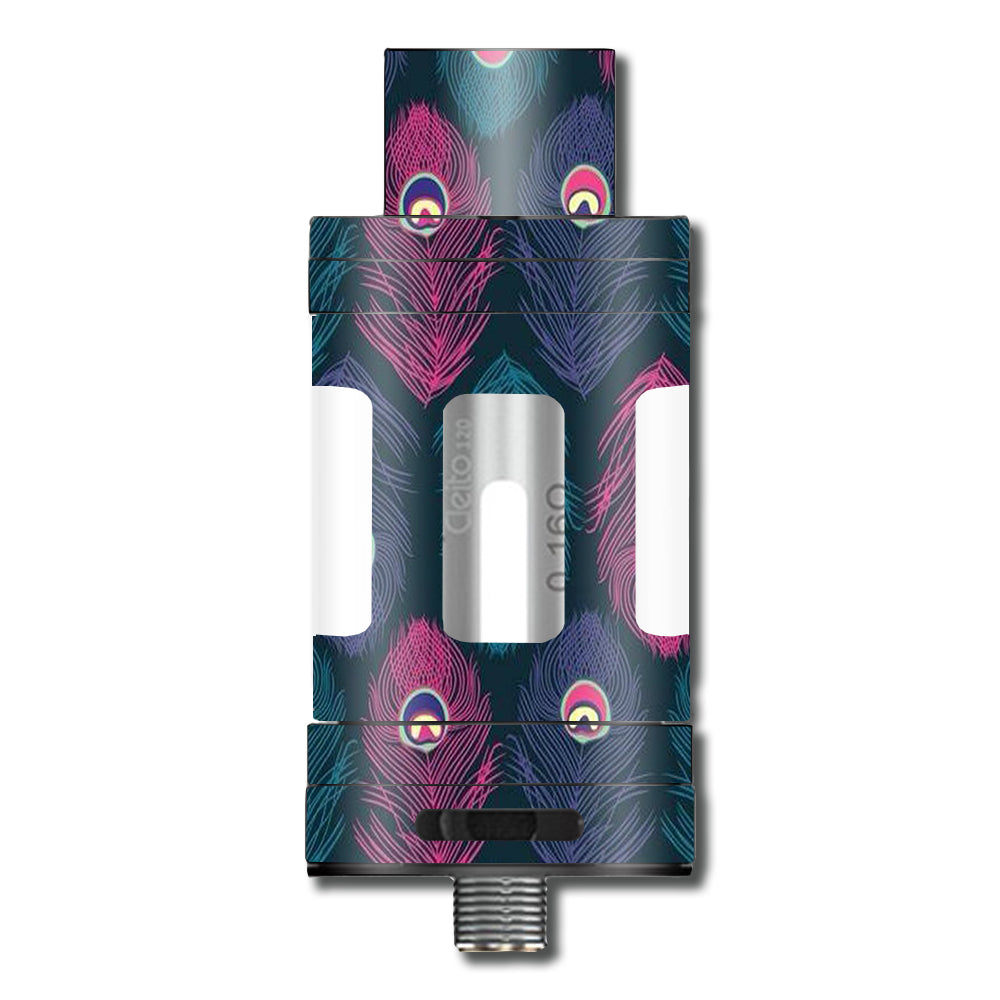  Pink Purple Peacock Feather Aspire Cleito 120 Skin