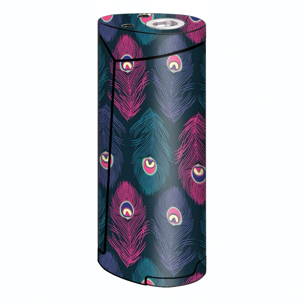  Pink Purple Peacock Feather  Smok Priv V8 60w Skin