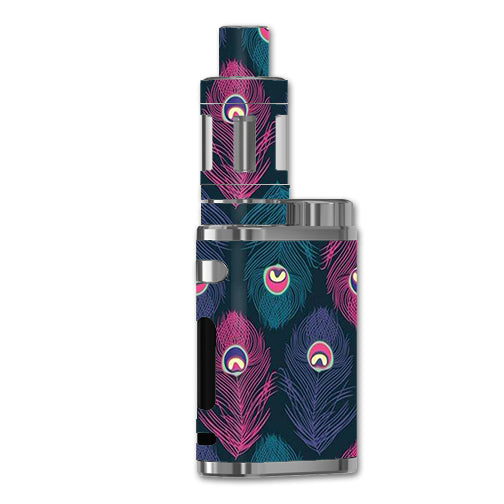  Pink Purple Peacock Feather eLeaf iStick Pico 75W Skin