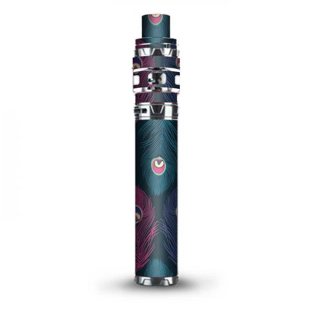  Pink Purple Peacock Feather  Stick Prince TFV12 Smok Skin