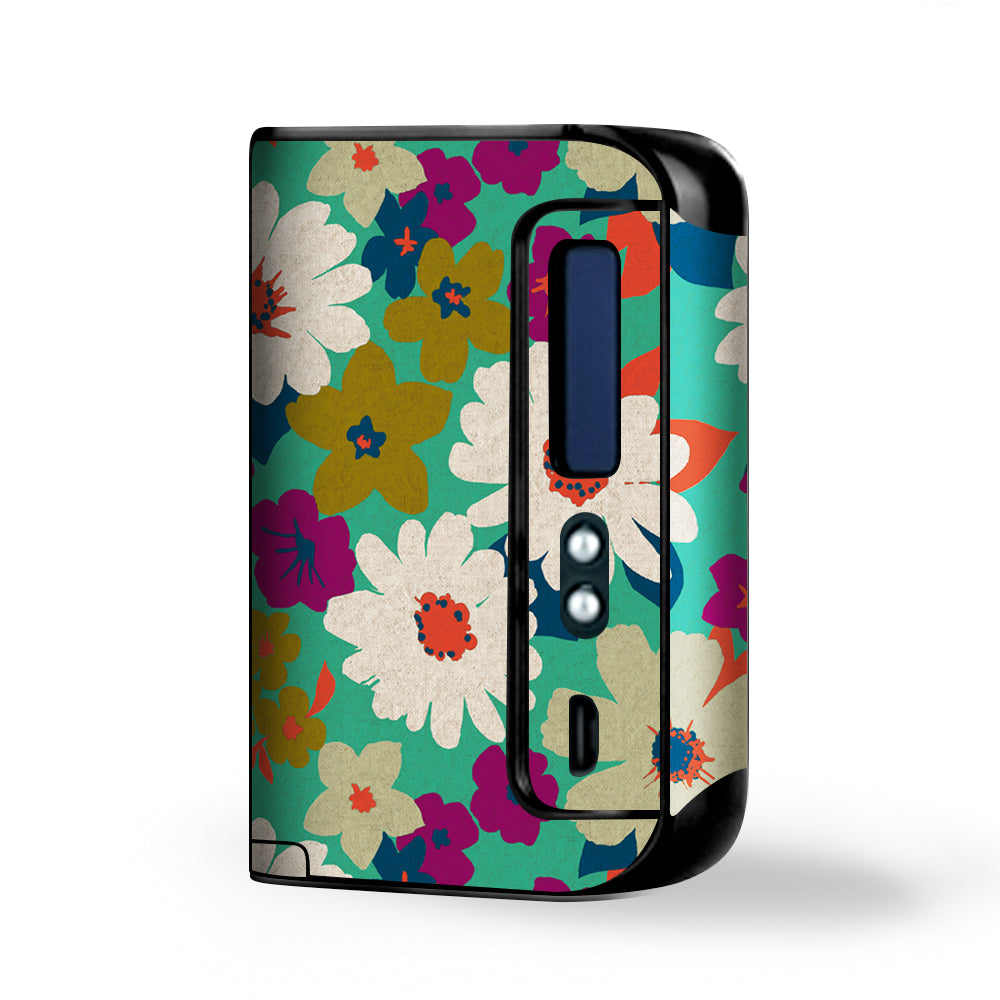  Vintage Flowers Daisy Print Smok Osub King Skin