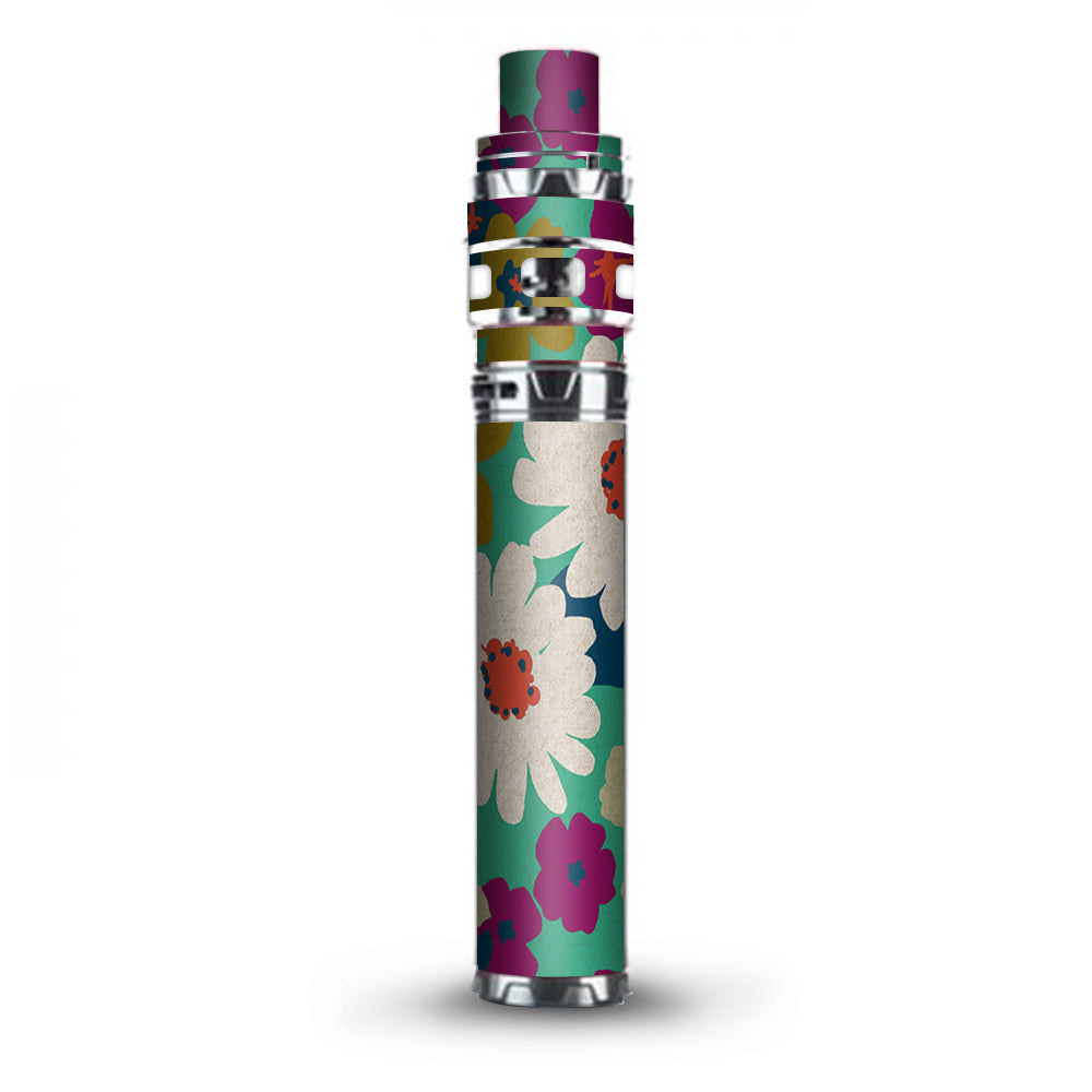  Vintage Flowers Daisy Print Stick Prince TFV12 Smok Skin