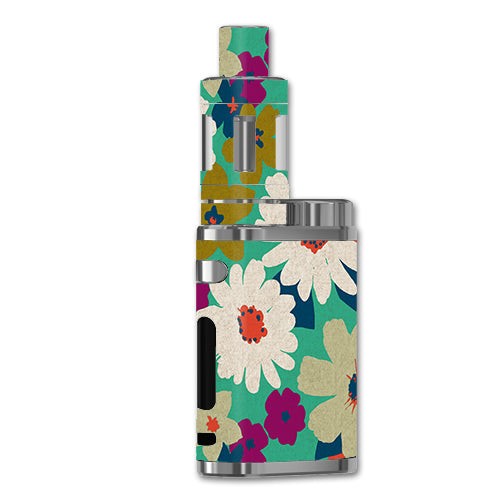  Vintage Flowers Daisy Print eLeaf iStick Pico 75W Skin