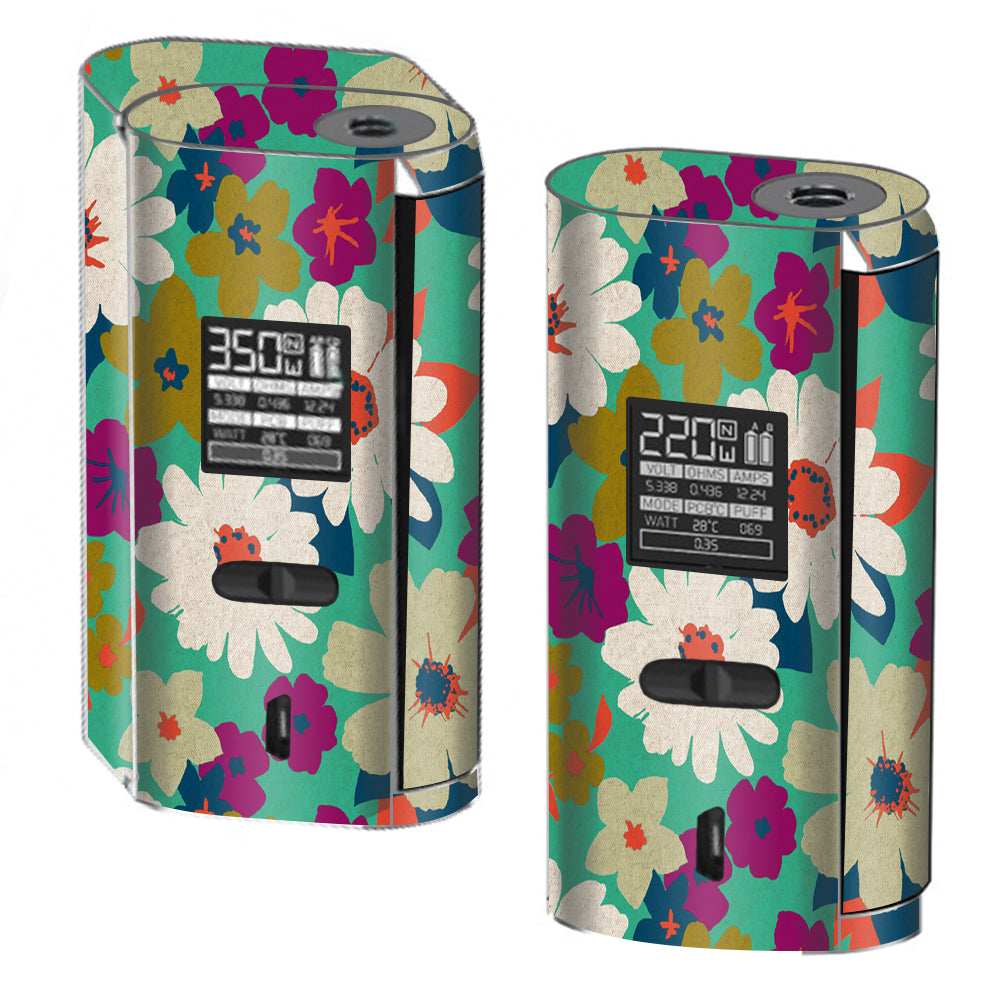  Vintage Flowers Daisy Print Smok GX2/4 350w Skin