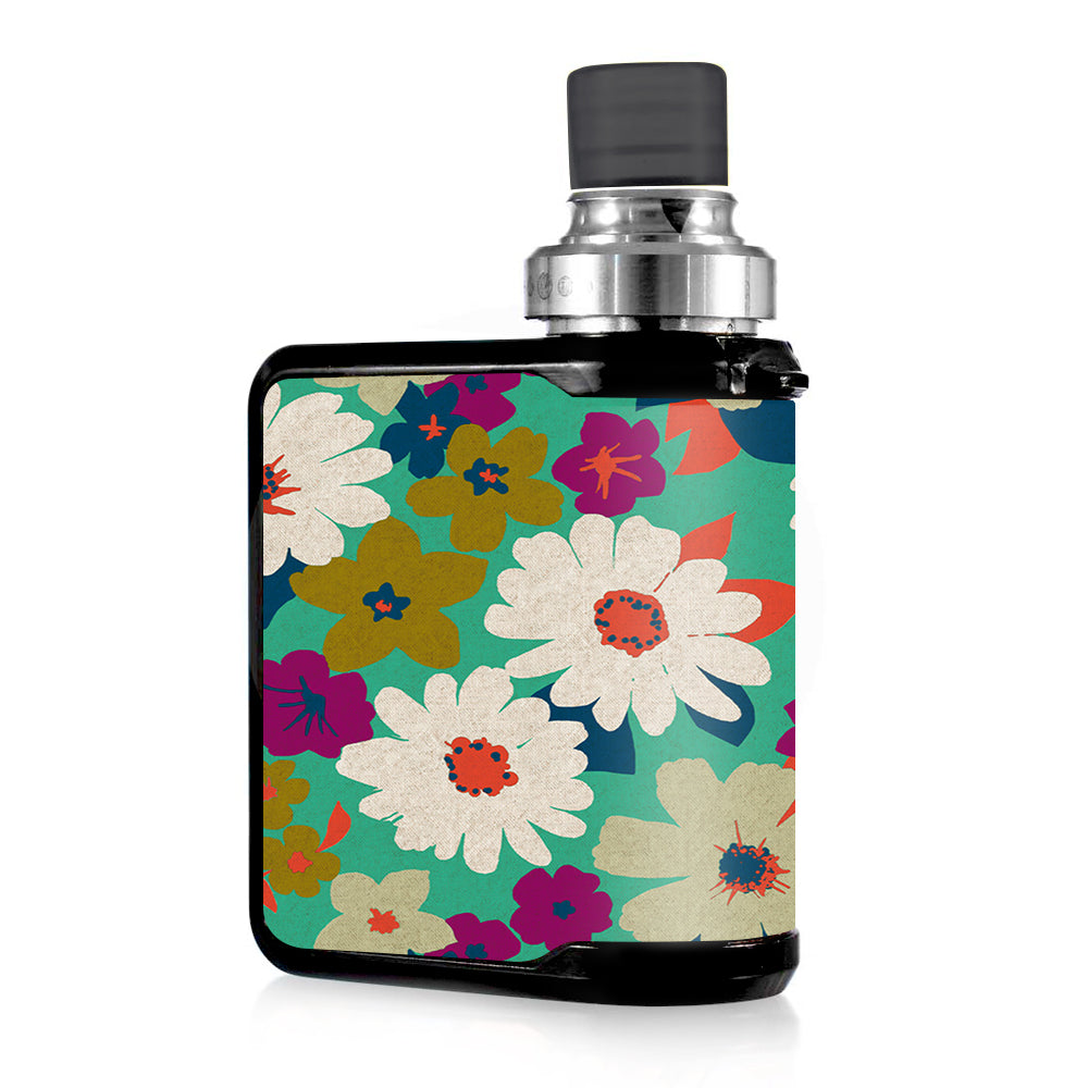  Vintage Flowers Daisy Print Mvape Mi-One Skin