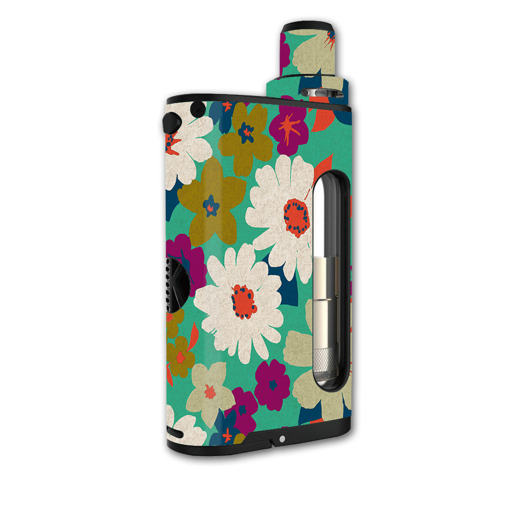  Vintage Flowers Daisy Print Kangertech Cupti Skin