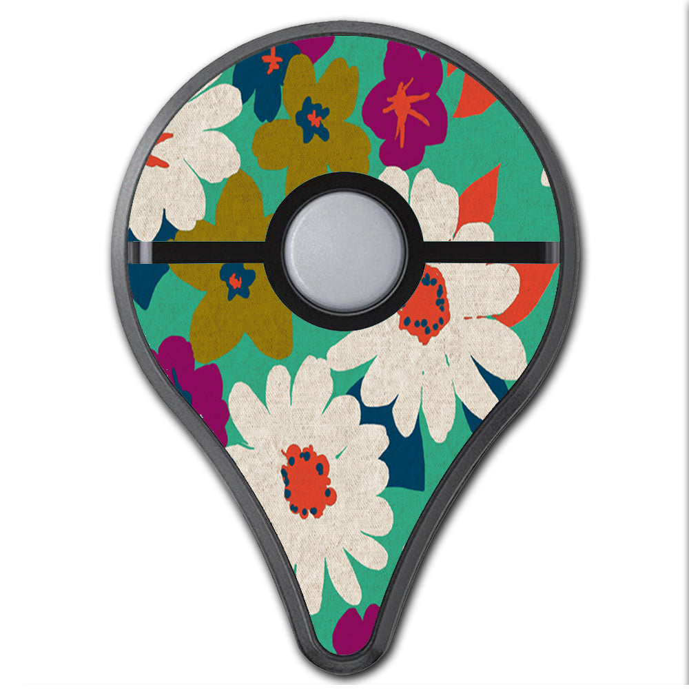  Vintage Flowers Daisy Print Pokemon Go Plus Skin
