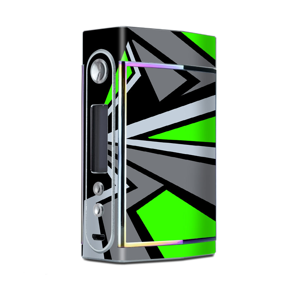  Triangle Pattern Green Grey Too VooPoo Skin