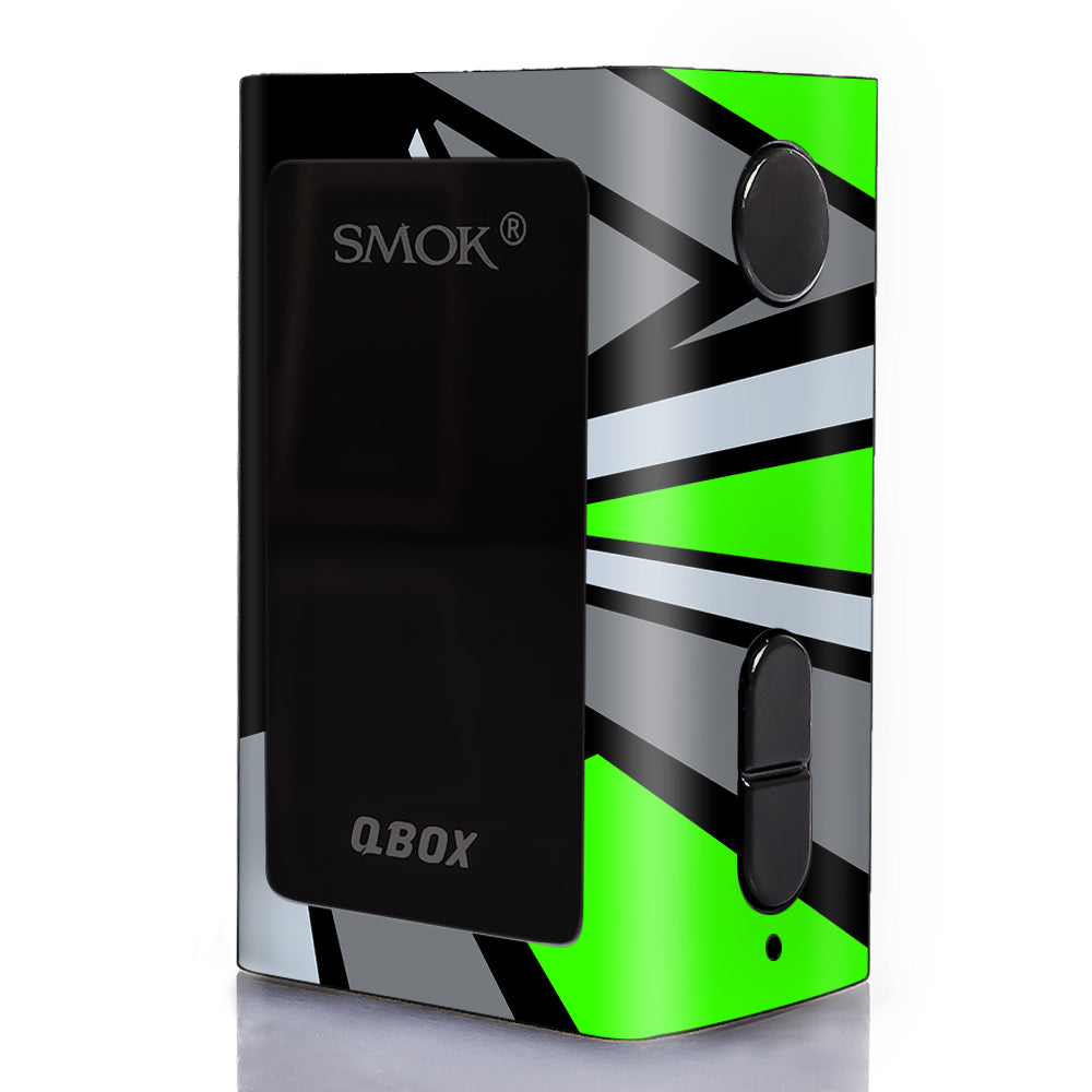  Triangle Pattern Green Grey Smok Q-Box Skin