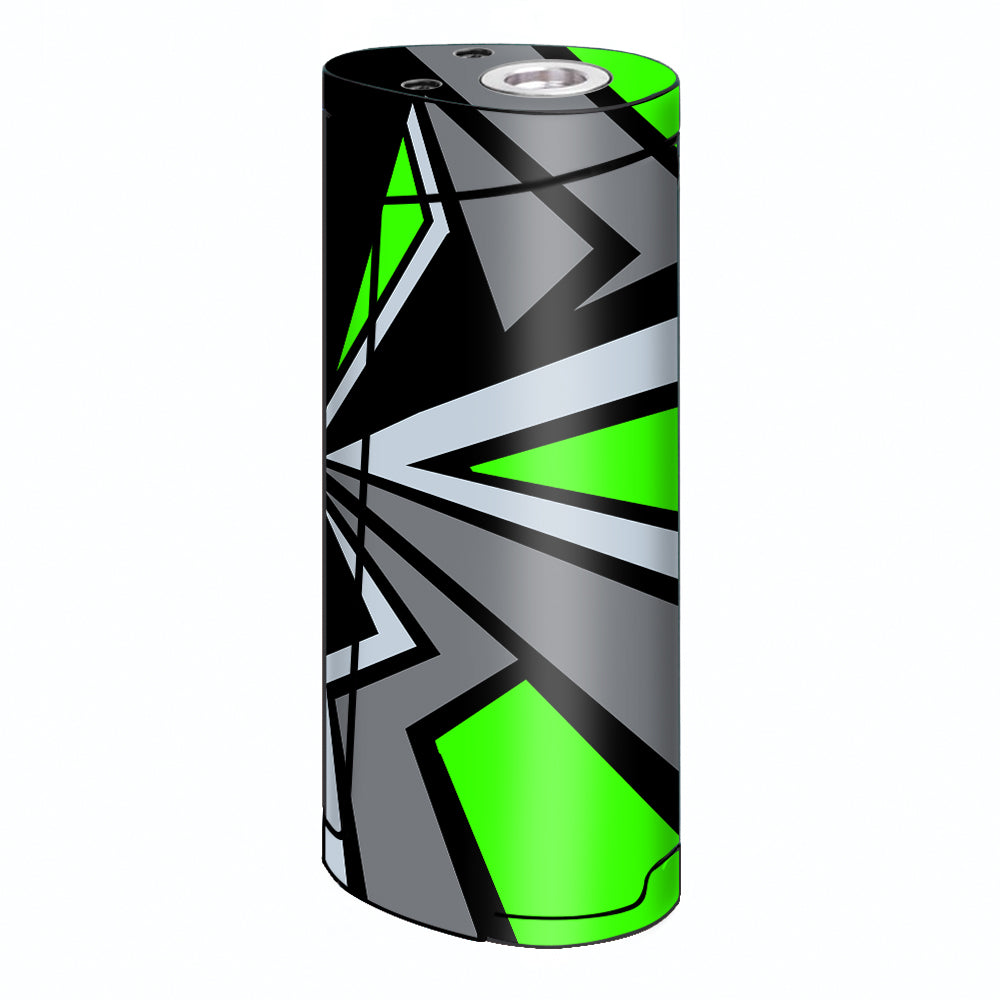  Triangle Pattern Green Grey Smok Priv V8 60w Skin