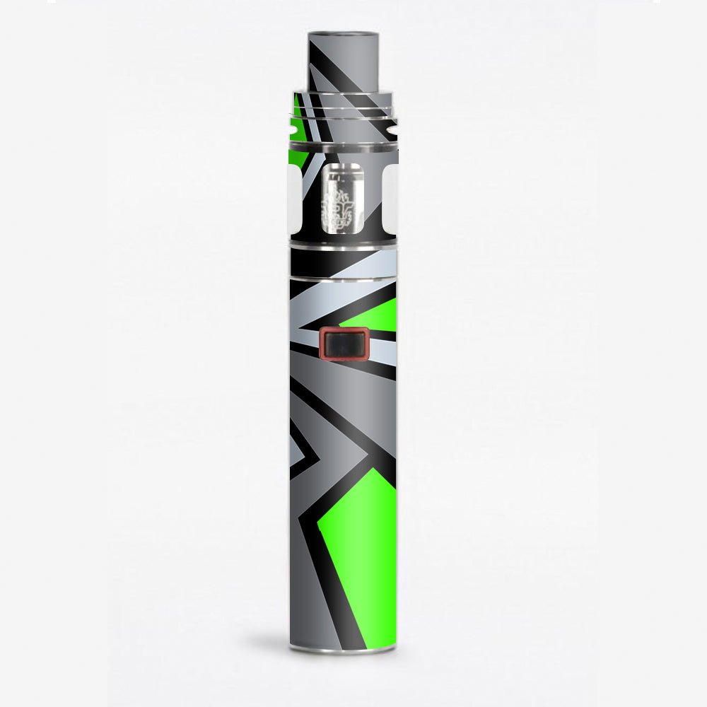  Triangle Pattern Green Grey Smok Stick X8 Skin