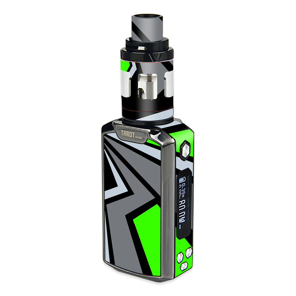  Triangle Pattern Green Grey Vaporesso  Tarot Nano Skin