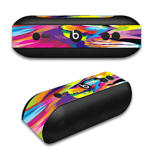  Colorful Lion Abstract Paint Beats by Dre Pill Plus Skin