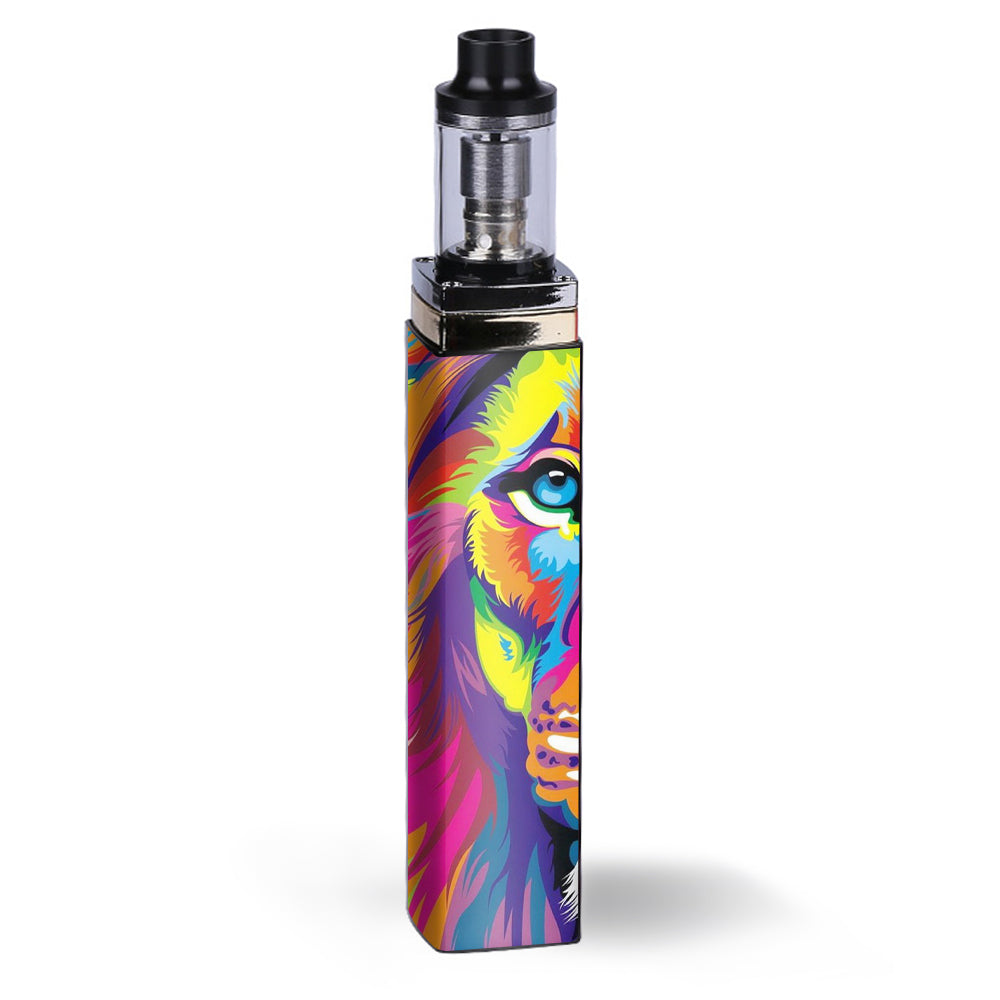  Colorful Lion Abstract Paint Artery Lady Q Skin