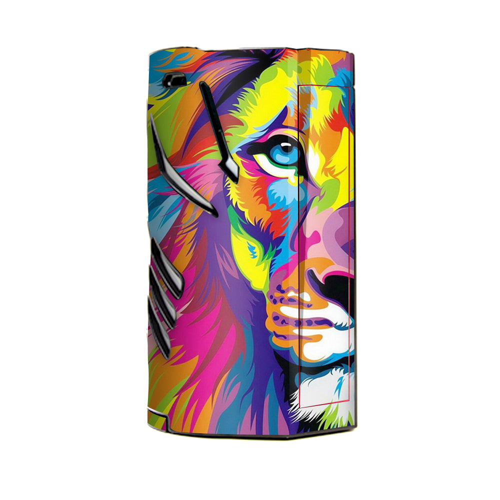  Colorful Lion Abstract Paint T-Priv 3 Smok Skin