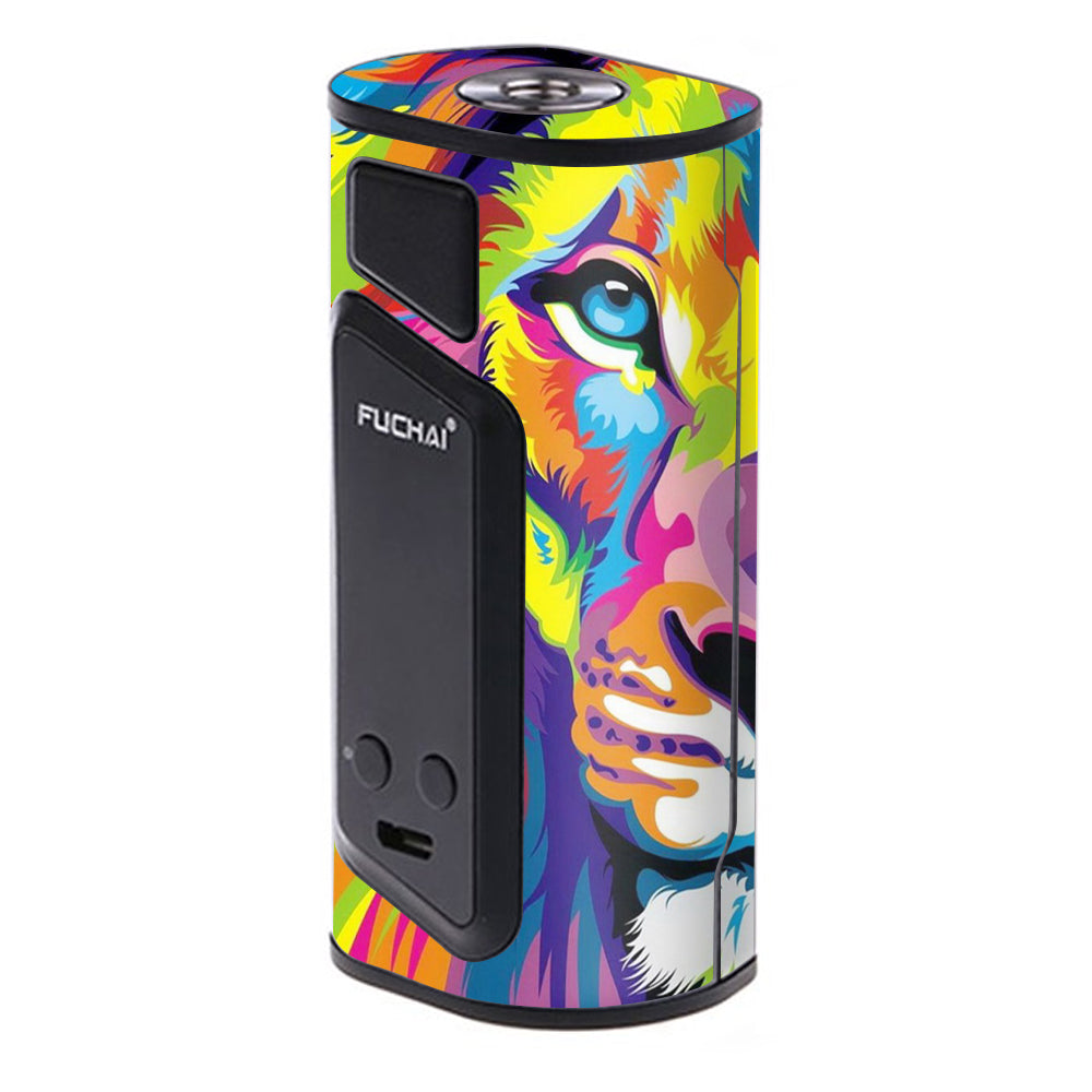  Colorful Lion Abstract Paint Sigelei Fuchai Duo-3 Skin