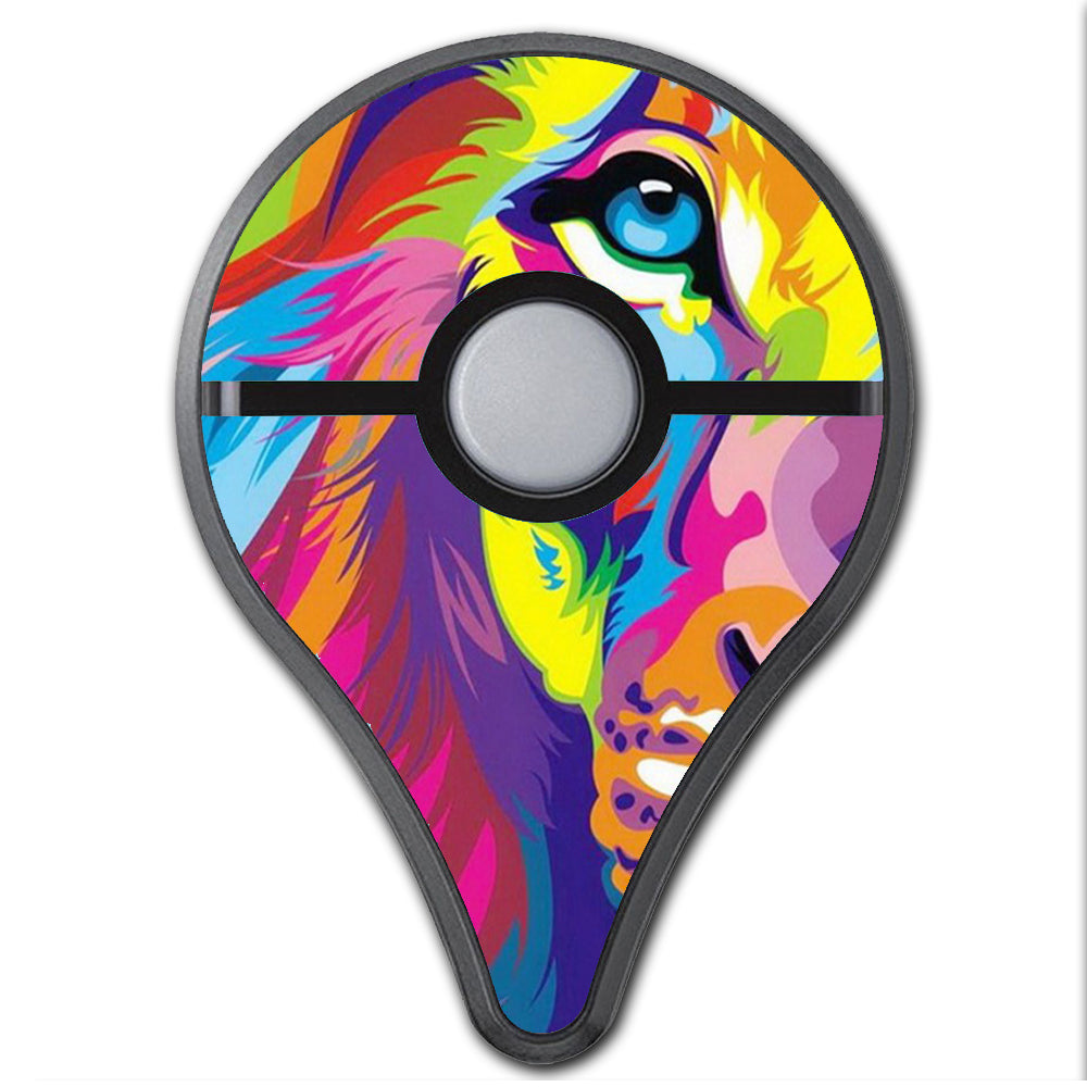  Colorful Lion Abstract Paint Pokemon Go Plus Skin