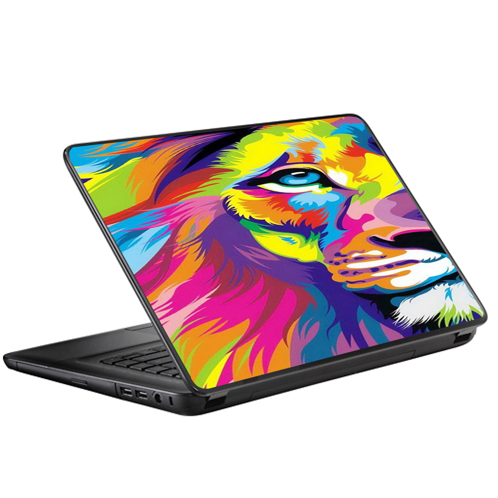  Colorful Lion Abstract Paint Universal 13 to 16 inch wide laptop Skin
