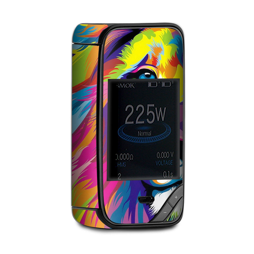  Colorful Lion Abstract Paint X-Priv Smok Skin