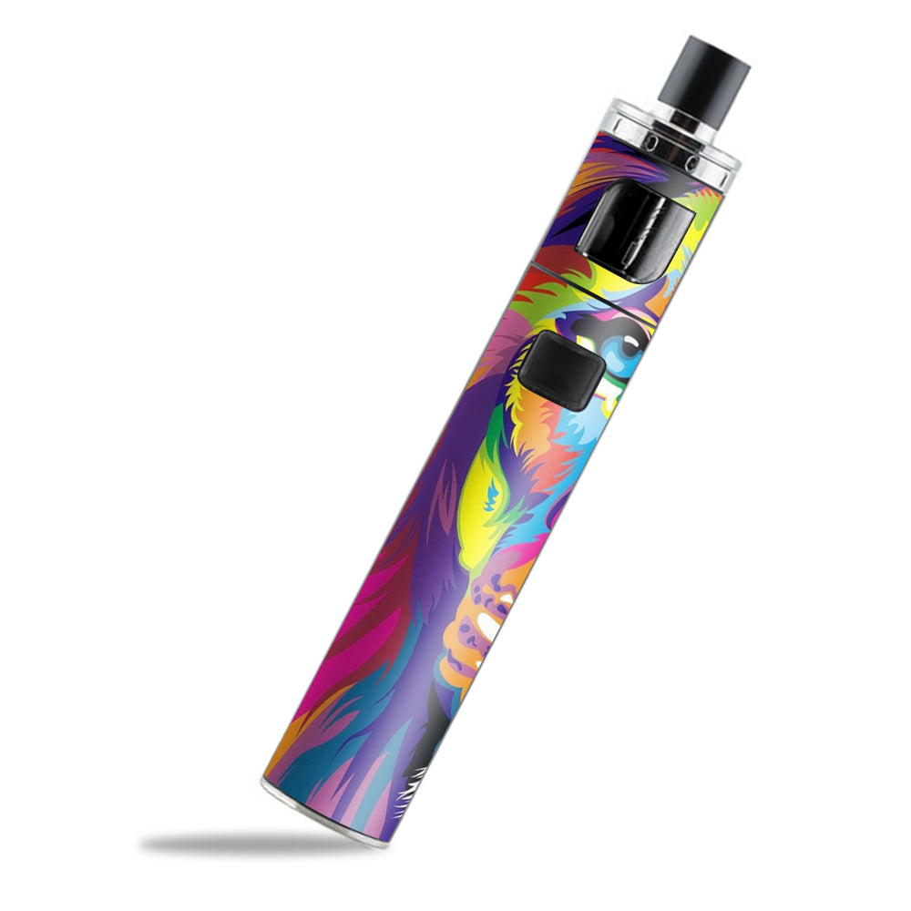  Colorful Lion Abstract Paint PockeX Aspire Skin