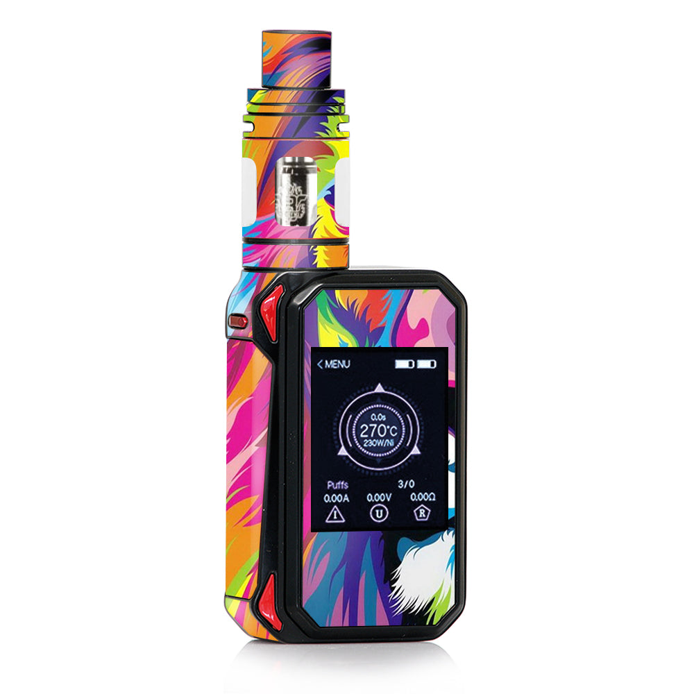  Colorful Lion Abstract Paint Smok G-priv 2 Skin