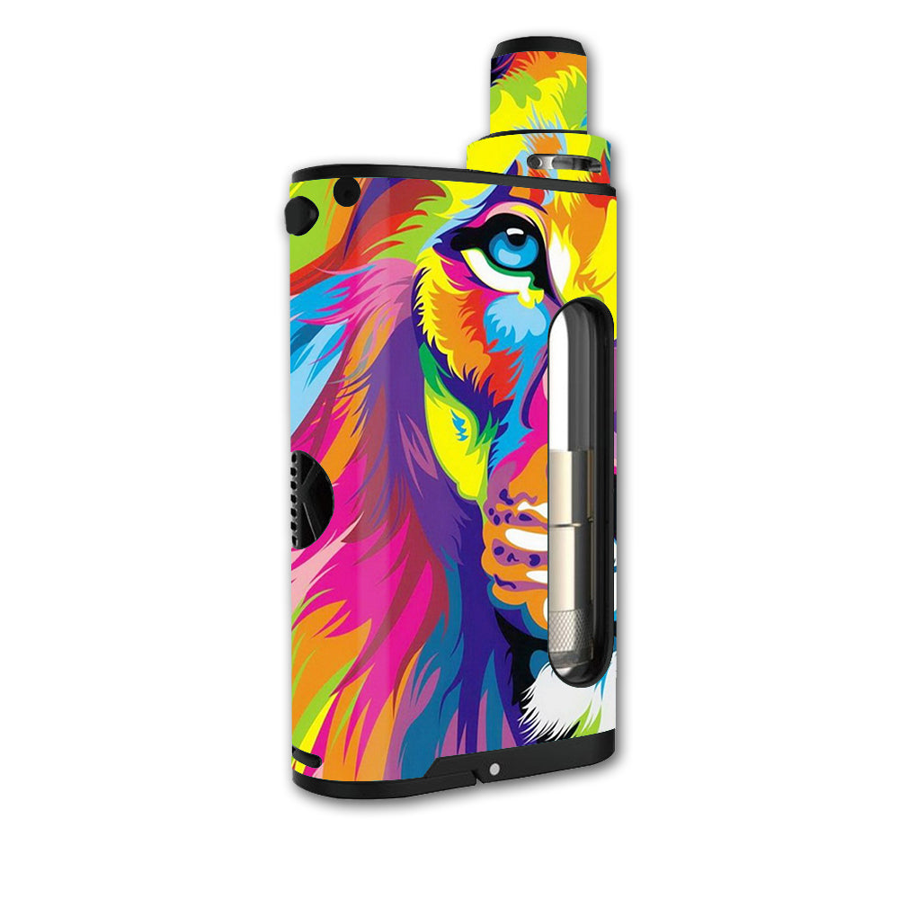  Colorful Lion Abstract Paint Kangertech Cupti Skin