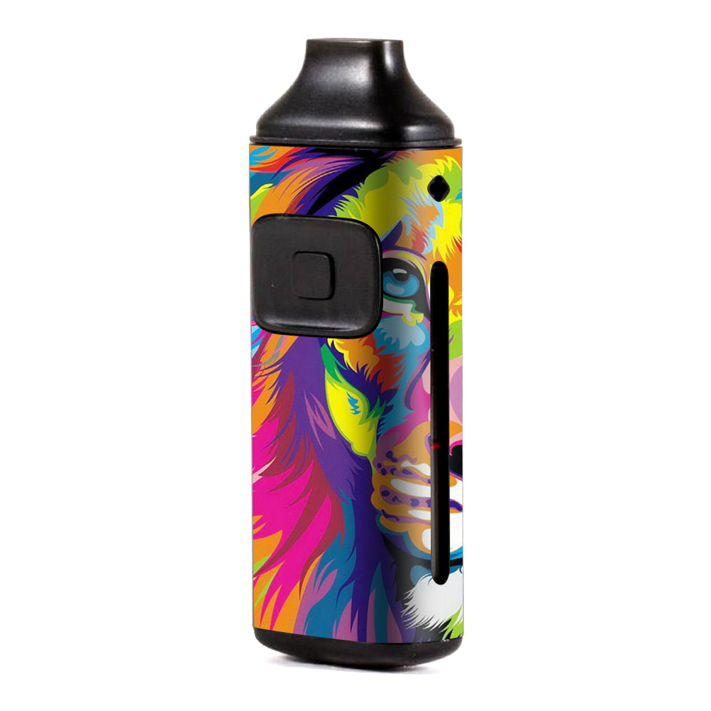 Colorful Lion Abstract Paint Breeze Aspire Skin