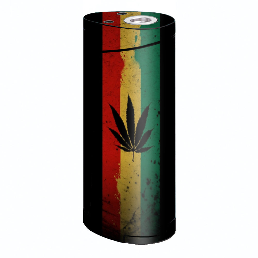  Rasta Weed Pot Leaf Red  Smok Priv V8 60w Skin