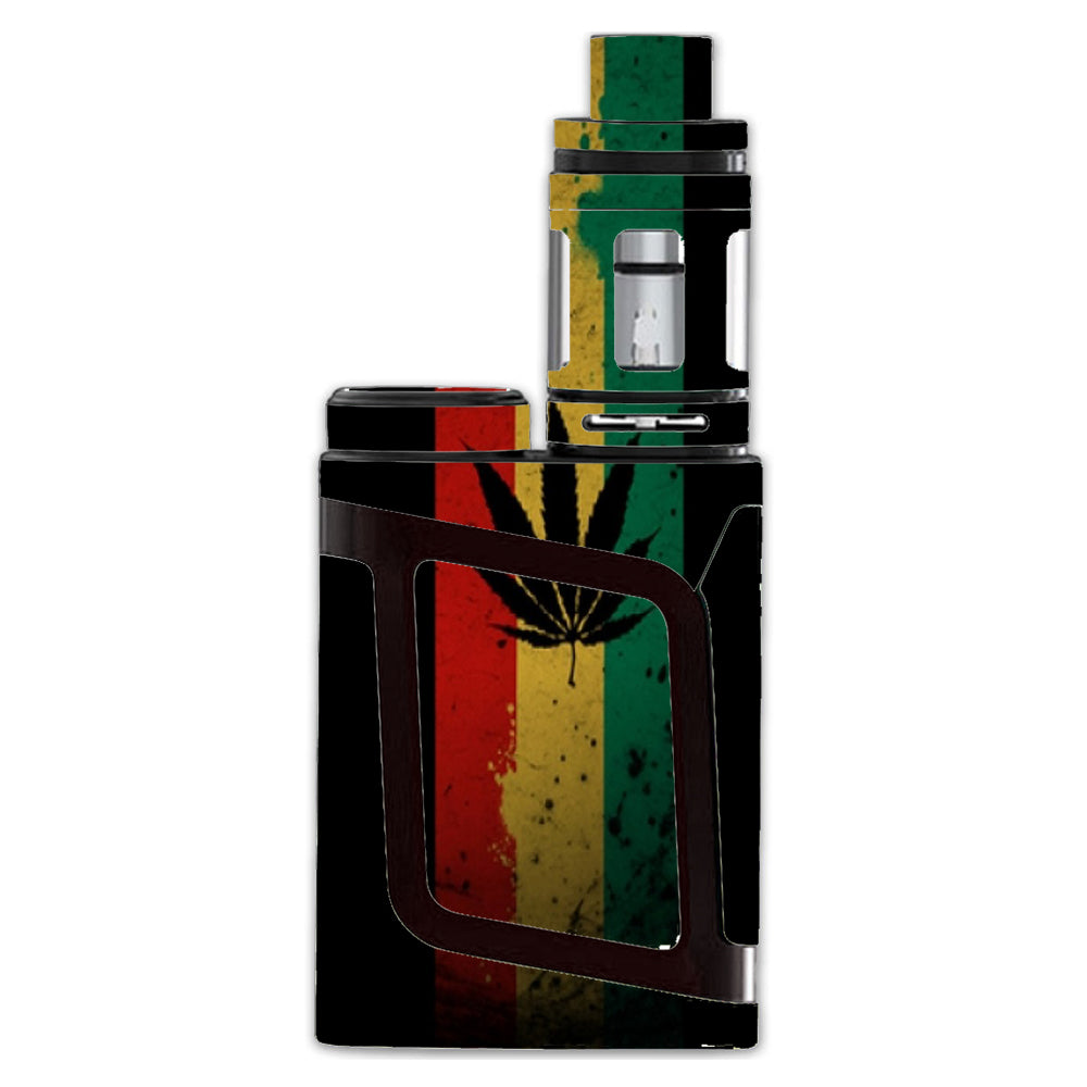  Rasta Weed Pot Leaf Red Smok Alien AL85 Skin