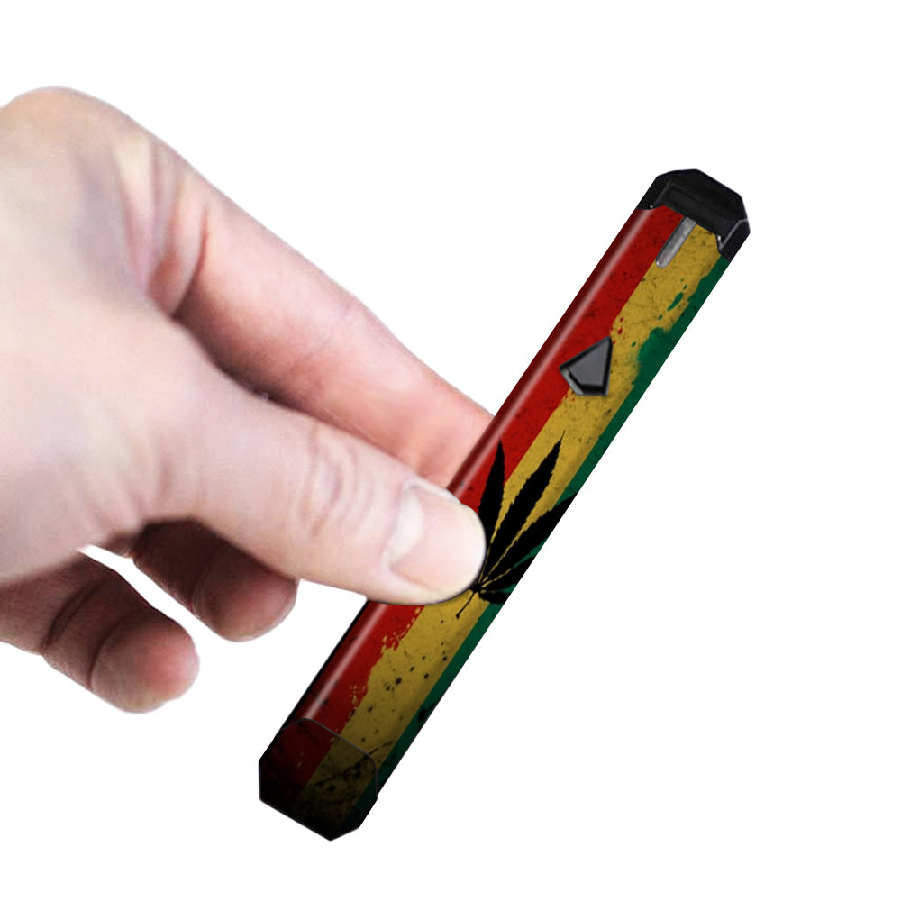  Rasta Weed Pot Leaf Red  Limitless Pulse Ply Rock Skin