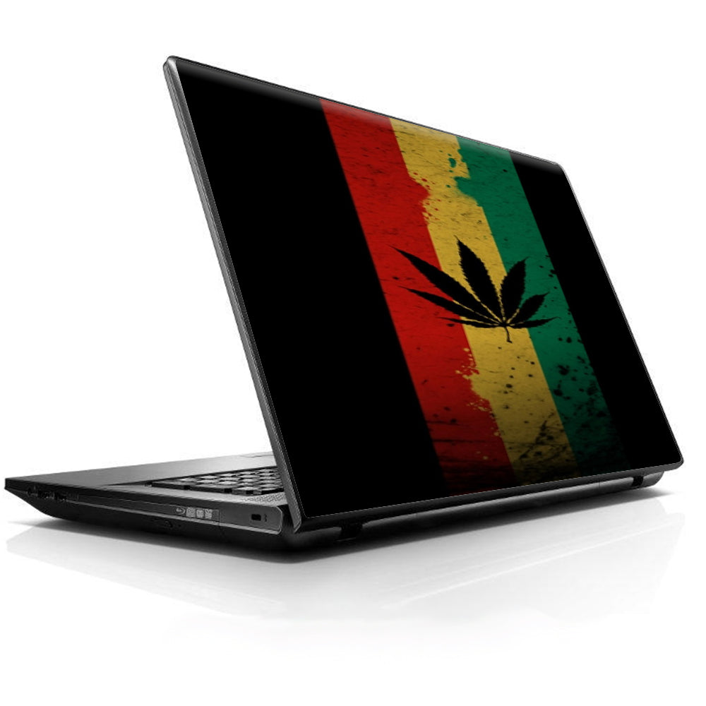  Rasta Weed Pot Leaf Red Universal 13 to 16 inch wide laptop Skin