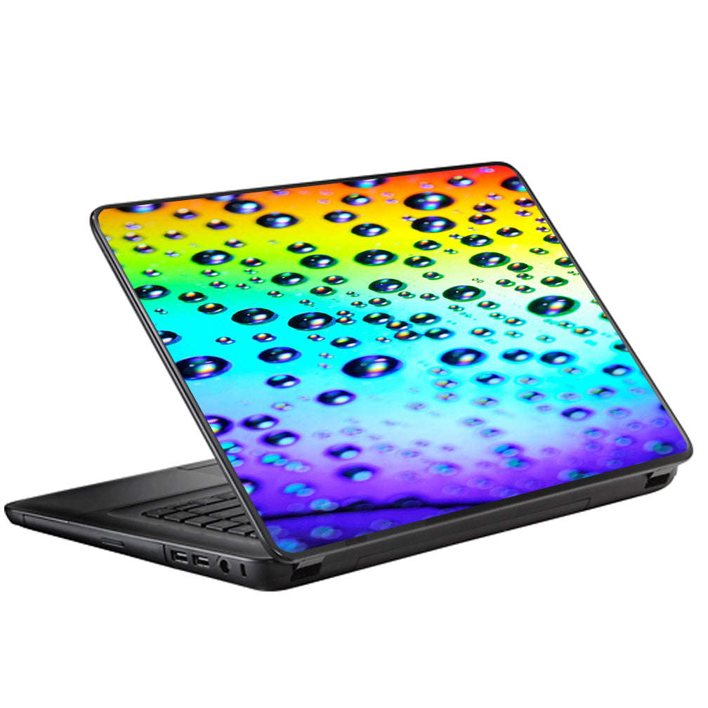  Rainbow Water Drops Universal 13 to 16 inch wide laptop Skin
