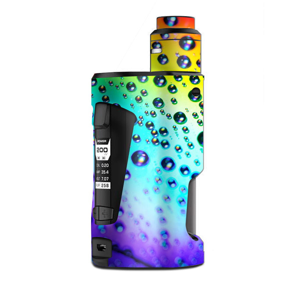  Rainbow Water Drops G Box Squonk Geek Vape Skin