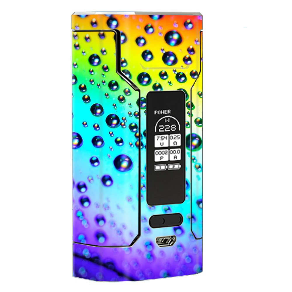  Rainbow Water Drops Wismec Predator 228 Skin