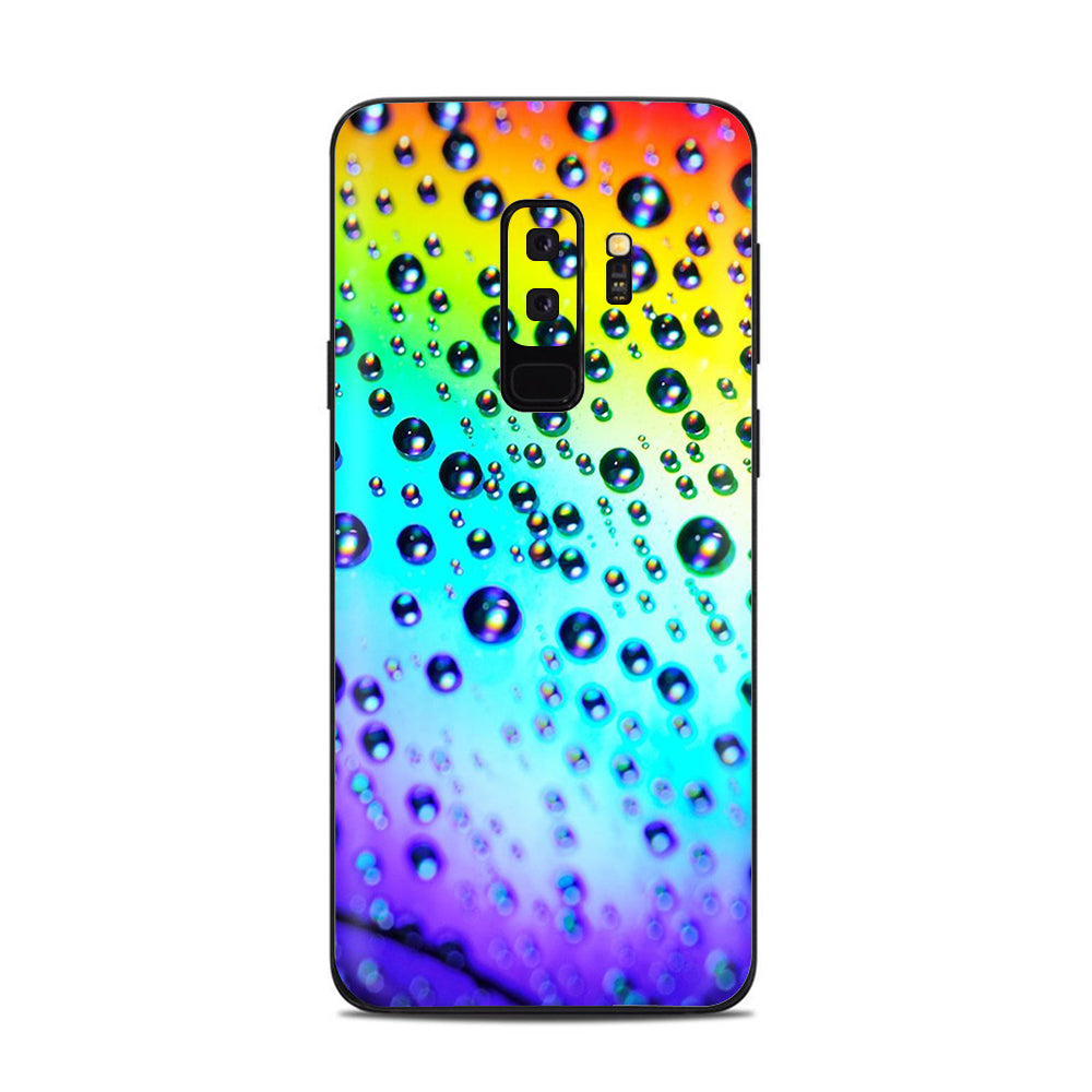  Rainbow Water Drops Samsung Galaxy S9 Plus Skin