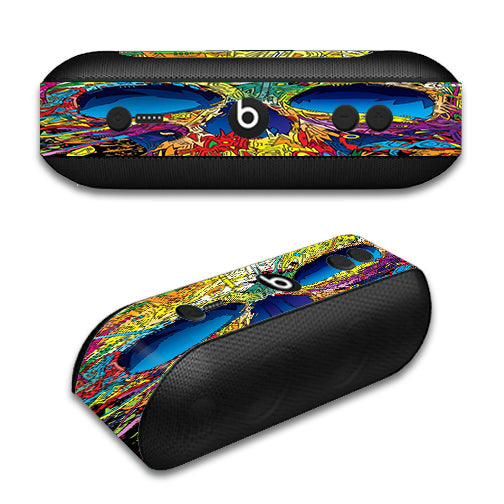  Colorful Skull 1 Beats by Dre Pill Plus Skin