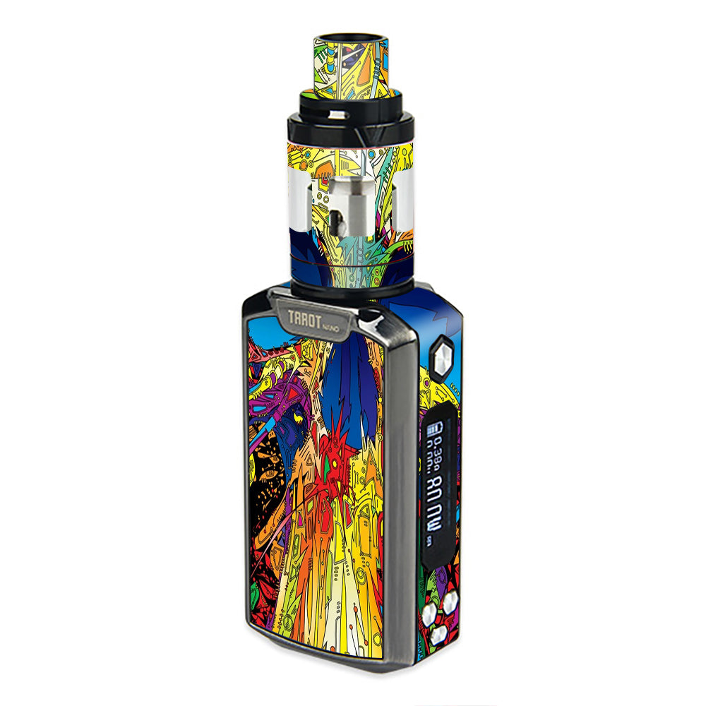  Colorful Skull 1 Vaporesso  Tarot Nano Skin