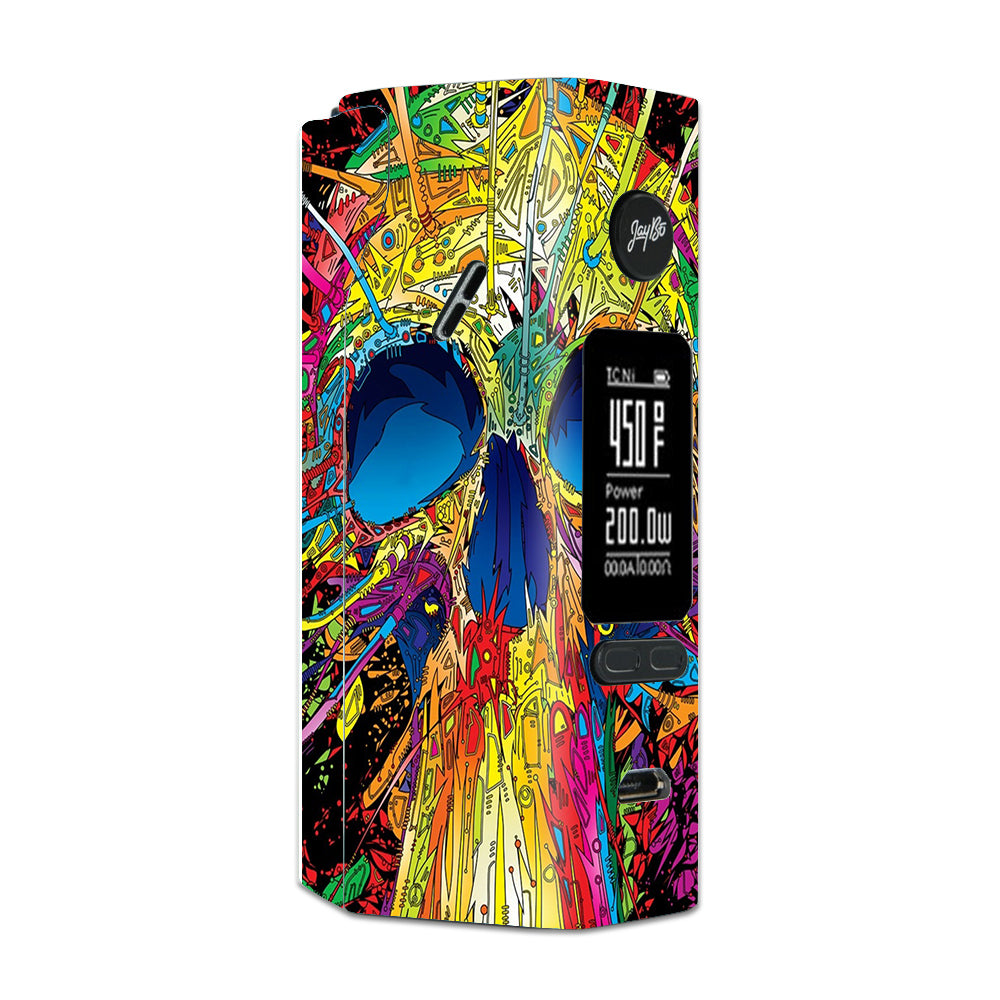  Colorful Skull 1 Wismec Reuleaux RX 2/3 combo kit Skin